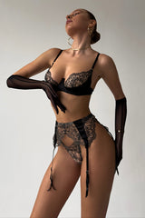 Amara Veil Lingerie Set view 3