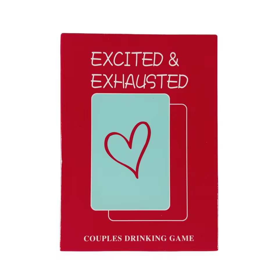Excited Exhausted Card Game Honey Play Box